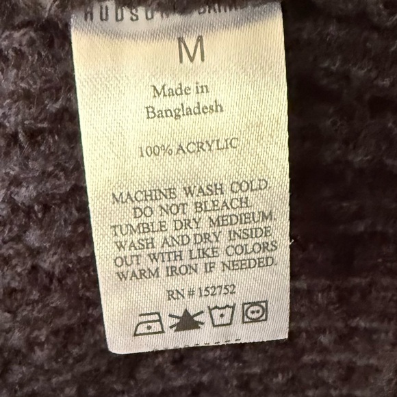 NWT Hudson & Barrow 1/4 zip pullover M - Picture 10 of 10